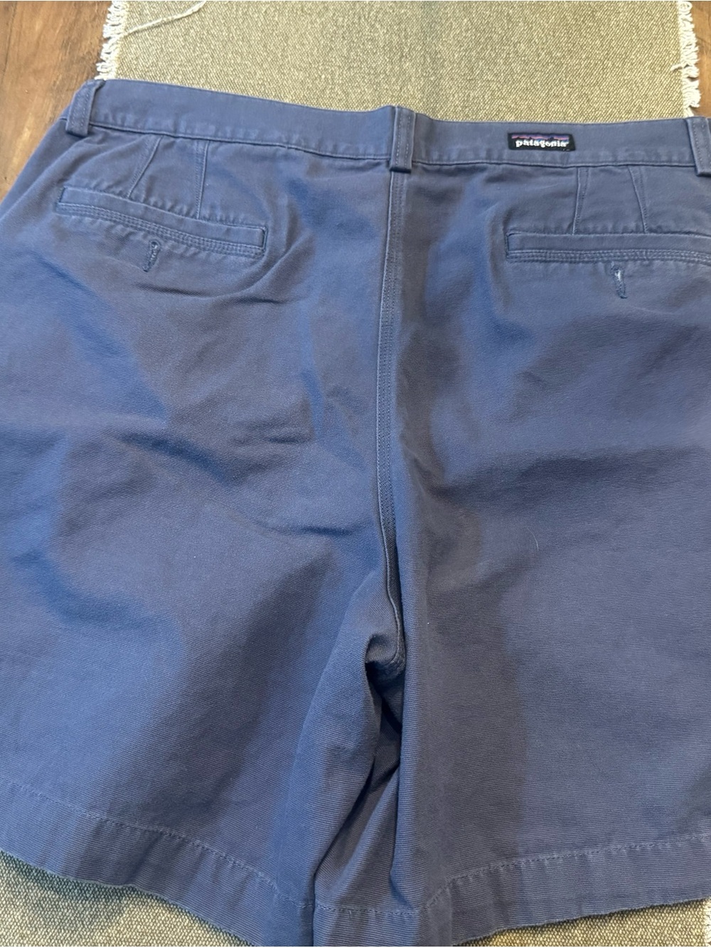Patagonia Men's Navy Flat-Front Shorts